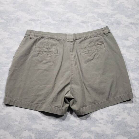 Woolrich Shorts‎ Womens 13 Gray High Rise Hiking Outdoors Cotton - Picture 10 of 12